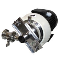 Насос молочный нерж.корпус, нерж.тарелка, 13 м3/ч, Левый, БЕЛАРУСЬ