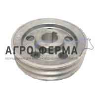 Шкив электродвигателя, алюминиевый, к установке GPV2200, d.32мм (М140 2А), ИТАЛИЯ