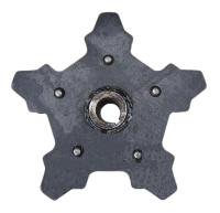 Звездочка  №7-М, ведущая стальная, наклонного редуктора, ТСН-160Б, РОССИЯ