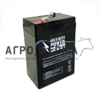 Аккумулятор электроизгороди Security Power, 6V, 4,5Ah, КИТАЙ