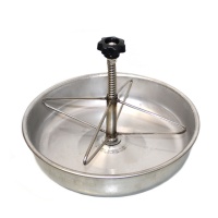 Кормушка для поросят стальная, d 25мм, 2л