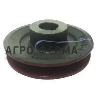 Шкив электродвигателя, чугунный, к установке GPV1500, d.28мм (М125 1В), ИТАЛИЯ