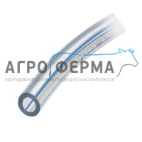 Шланг вакуумный одинарный ПВХ 7х3 прозрачный с полосой, Terraflex, ИЗРАИЛЬ