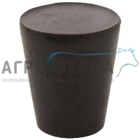 Пробка бутирометра, резиновая, 12,5мм, РОССИЯ