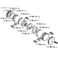 Крышка нижняя пневмоцилиндра DVC1000, КИТАЙ