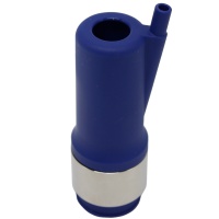 Стакан доильный, пластмассовый, для треугольной резины, с металлич. кольцом, Spaggiari, 240г