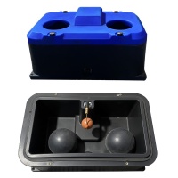 Автопоилка групповая, пластмассовая, мячиковая, 1м, 100л