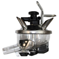 Коллектор попарного доения, EXTRA  300 мл,с небьющ.крышкой, нерж. сталь, с клапаном, БЕЛАРУСЬ