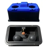 Автопоилка групповая, пластмассовая, мячиковая, 1м, 100л