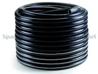 Шланг молочный резиновый 19х6 черный с полосой, Spaggiari, ИТАЛИЯ