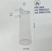 Стакан доильный, пластмассовый, для коз (аналог Delaval 96140402) Spaggiari, ИТАЛИЯ