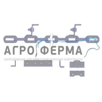 Цепь круглозвенная сварная 14х80мм, с приваренным кронштейном (160м), БЕЛАРУСЬ