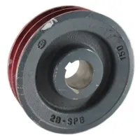 Шкив электродвигателя, чугунный, к установке GPV3300, d.38мм (М150 2В), ИТАЛИЯ