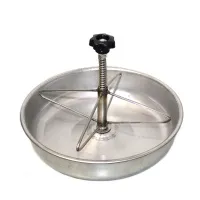 Кормушка для поросят стальная, d 25мм, 2л