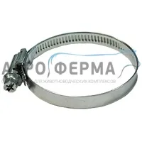 Хомут червячный, Ø 50-70мм