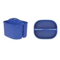Ведро 2-х секционное, пластиковое, 2х10л, синее (аналог DeLaval), РОССИЯ