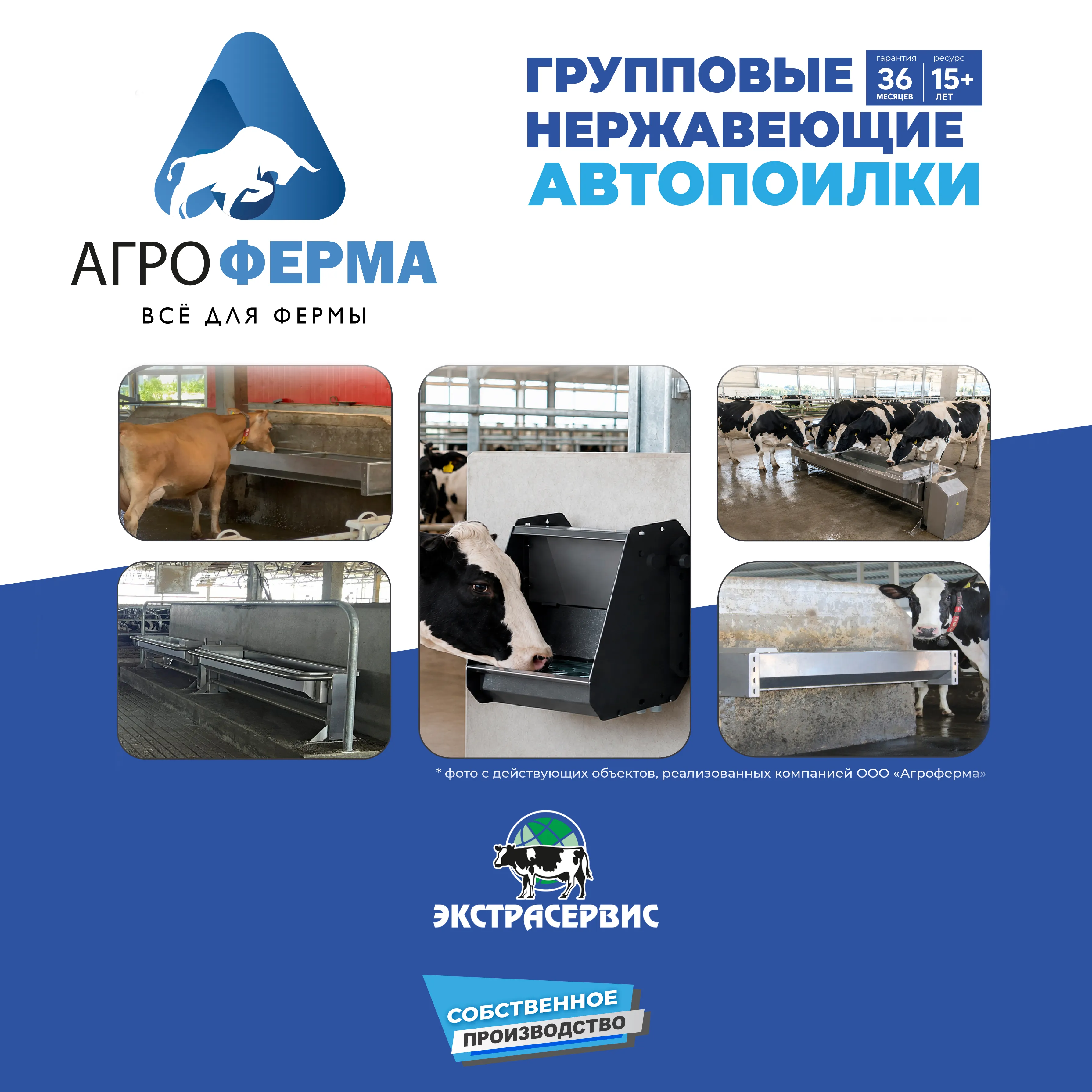 Групповые автопоилки — не ищите готовое решение. Закажите своё.