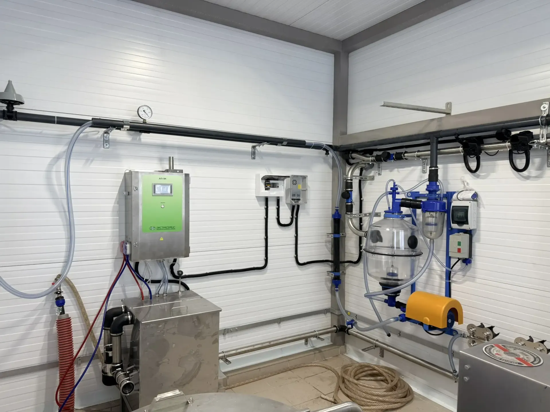 Пермский край: молокопровод