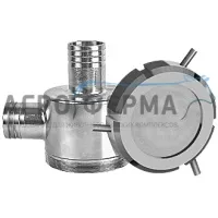 Корпус фильтра тонкой очистки молока 2т, (патрубки 20мм), РОССИЯ