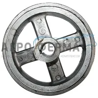 Шкив электродвигателя, алюминиевый, УВА 00.056, БЕЛАРУСЬ