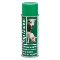 Чернила  для маркировки животных, в аэрозоли TopMarker, зеленый, 400 гр, ГЕРМАНИЯ