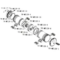 Крышка нижняя пневмоцилиндра DVC1000, КИТАЙ