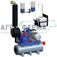 Установка вакуумная масляная GPV3300, с ресивером 110л, с эл/д, 7,5кВт, 3300 л/мин, CTA Milk, ИТАЛИЯ