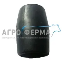 Муфта резиновая, Ø 40 мм, (с внутренним бортиком), РОССИЯ