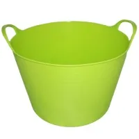 Ведро гибкое с ушками, пластиковое, 14л, Зеленое
