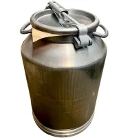 Фляга молочная алюминиевая, 40 л, РОССИЯ