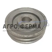 Шкив электродвигателя, алюминиевый, к установке GPV1500, d.28мм (М125 2А), ИТАЛИЯ