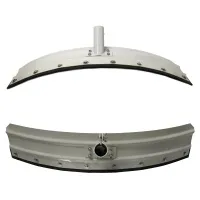 Скребок для уборки навоза, 660мм, полукруглый, стальной, КИТАЙ