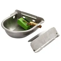 Автопоилка индивидуальная, нержавеющая, поплавковая, 2,3л, КИТАЙ