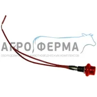 Кнопка питания, Красная, "Полиэфир", БЕЛАРУСЬ