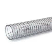 Шланг молочный ПВХ армированный металлом 38х4,5 прозрачный, РОССИЯ