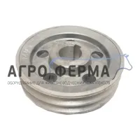 Шкив электродвигателя, алюминиевый, к установке GPV2200, d.32мм (М140 2А), ИТАЛИЯ