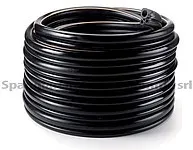 Шланг молочно-вакуумный тройной резиновый 7х14 черный с полосой, Spaggiari, ИТАЛИЯ