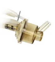 Коллектор попарного доения, SG 155, верхний выход, пластмассовый, прозрачный, PANAzoo, ИТАЛИЯ