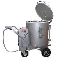 Пастеризатор мобильный, EXTRAMILK pro, 300 л, с функцией ЗЦМ и СИП-мойкой МАТОВЫЙ
