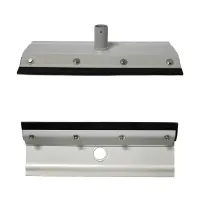 Скребок для уборки навоза, 400мм, прямой, стальной, КИТАЙ