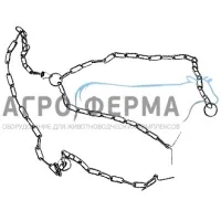 Цепь привязи, 6мм, 3-х концевая, БЕЛАРУСЬ