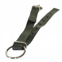 Ошейник для Коз, ременная пряжка, 65х4см, зеленый, БЕЛАРУСЬ