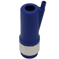 Стакан доильный, пластмассовый, для треугольной резины, с металлич.кольцом, 240г., КИТАЙ